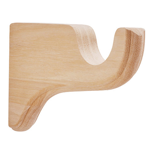 unfinished Kirsch 2" Wood Trends 6" Return Bracket