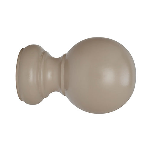 truffle Kirsch 2" Wood Trends Wood Ball Finial