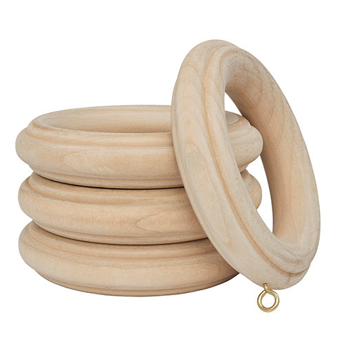 unfinished Kirsch 2" Wood Trends Rings