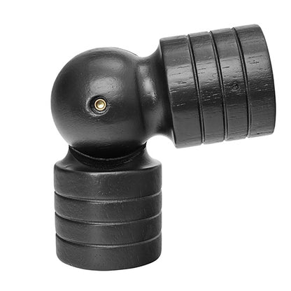 black Kirsch 2" Wood Trends Swivel Socket
