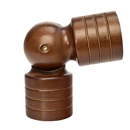 coffee Kirsch 2" Wood Trends Swivel Socket