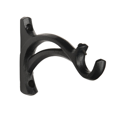 Kirsch 1" Wrought Iron 5 3/8" Return Bracket