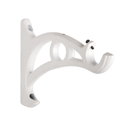 chaulk Kirsch 1" Wrought Iron Double Bracket