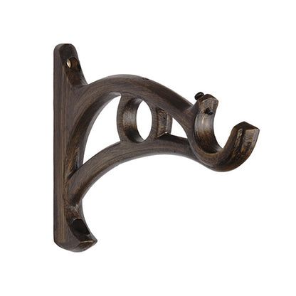 Kirsch 1" Wrought Iron Double Bracket