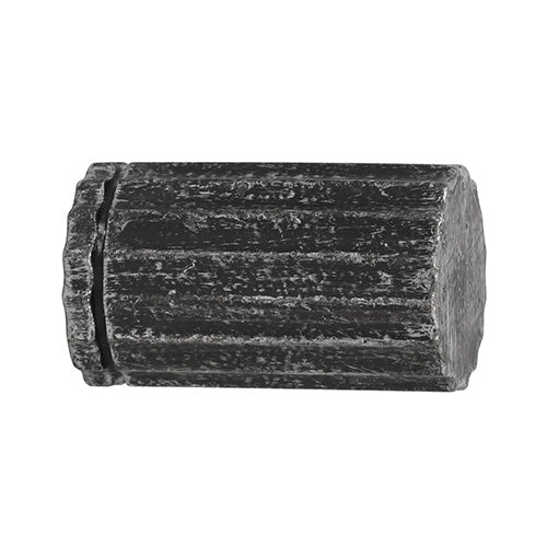 graphite Kirsch 1" Wrought Iron Darby Finial