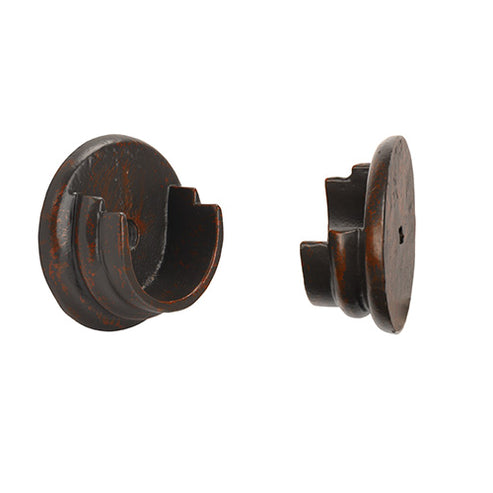 Kirsch 1 3/8" Wrought Iron Inside Mount Socket | DRD