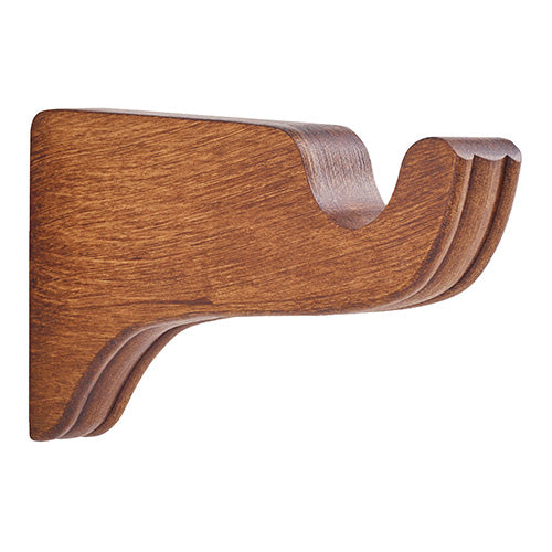 Estate Oak Kirsch 1 3/8" Wood Trends 6" Return Bracket