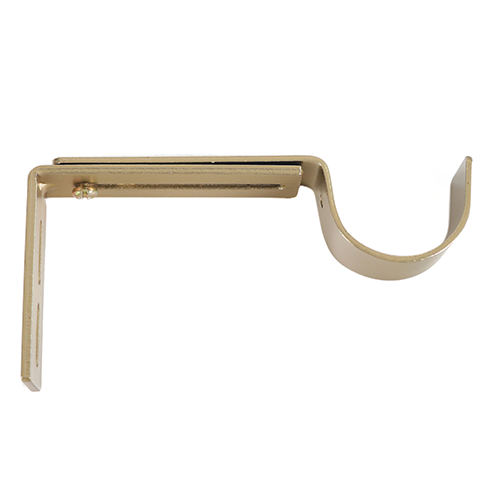 Brushed Bronze Kirsch 1 3/8" Designer Metals Standard Bracket 