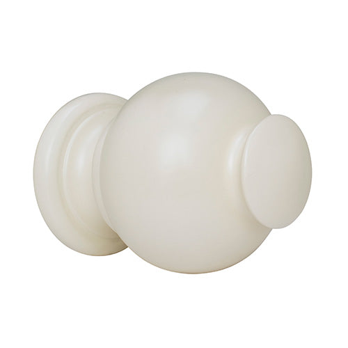 marble Kirsch 2" Wood Trends Button Ball Finial