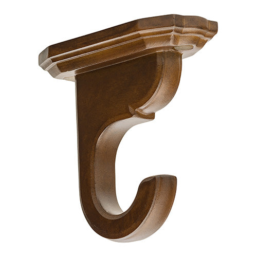 Coffee Kirsch 1 3/8" Wood Trends Ceiling Bracket