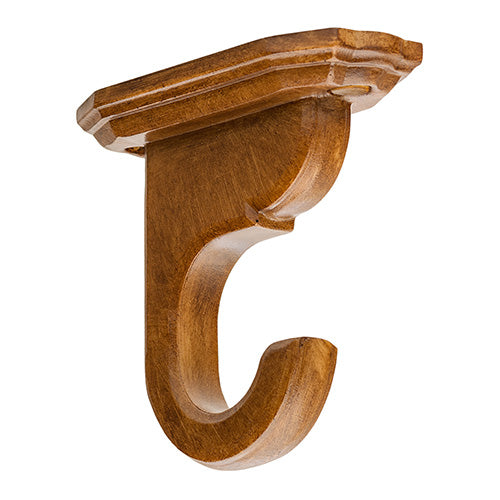 Estate Oak Kirsch 1 3/8" Wood Trends Ceiling Bracket