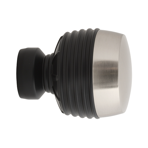satin nickel Kirsch 1 3/8" Designer Metals Briggs Finial