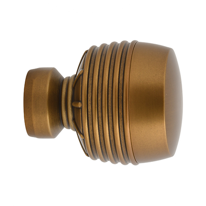 gilded bronze Kirsch 1 3/8" Designer Metals Briggs Finial