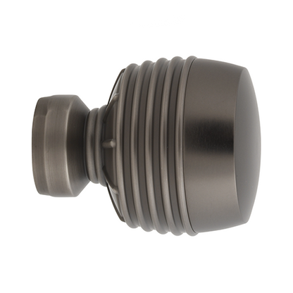 gunmetal Kirsch 1 3/8" Designer Metals Briggs Finial