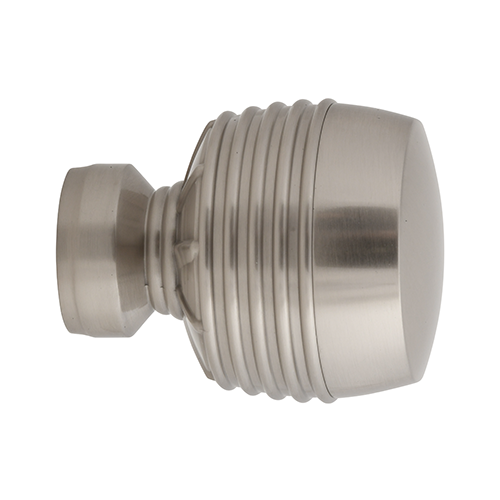 satin nickel Kirsch 1 3/8" Designer Metals Briggs Finial