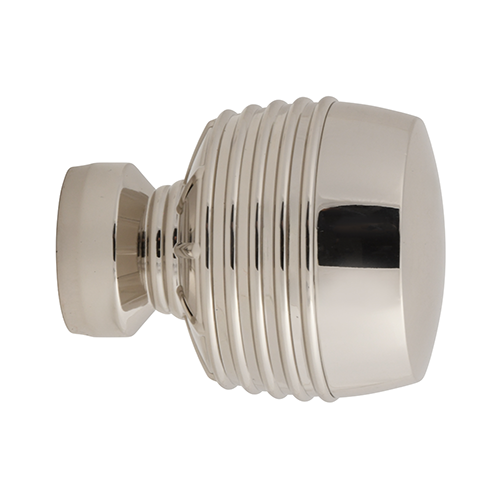 polished nickel Kirsch 1 3/8" Designer Metals Briggs Finial