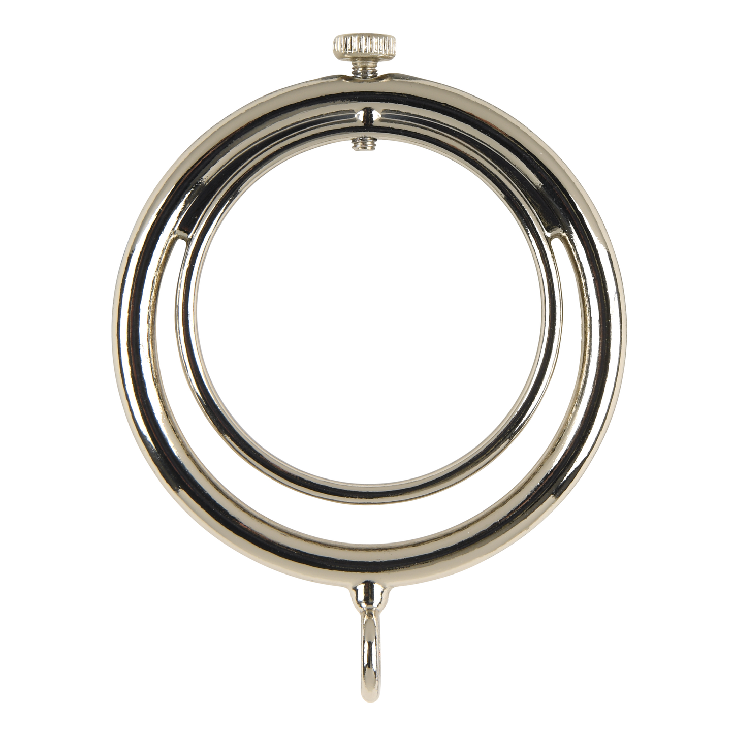 polished nickel 1 3/8" Designer Metals Ring Lock
