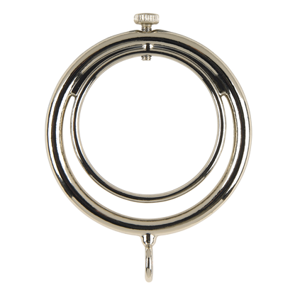 polished nickel 1 3/8" Designer Metals Ring Lock