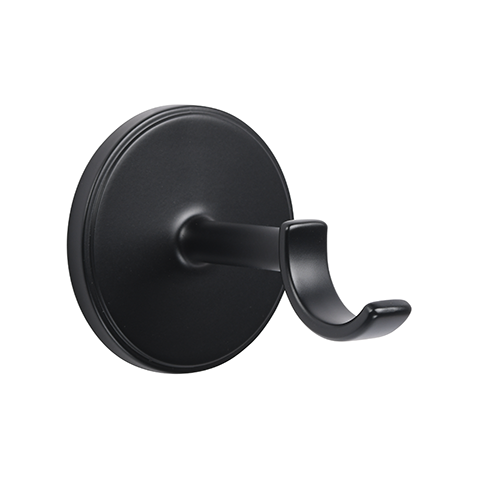 Kirsch 1 3/8" Designer Metals 3" Return Bypass O Bracket Black