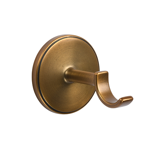 Kirsch 1 3/8" Designer Metals 3" Return Bypass O Bracket gilded bronze