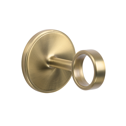 brushed bronze Kirsch 1 3/8" Designer Metals 3" Return O Bracket