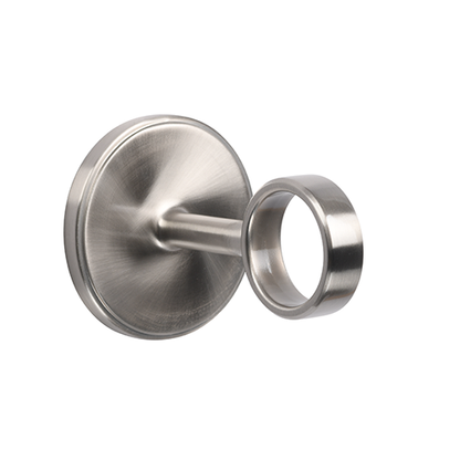 satin nickel Kirsch 1 3/8" Designer Metals 3" Return O Bracket