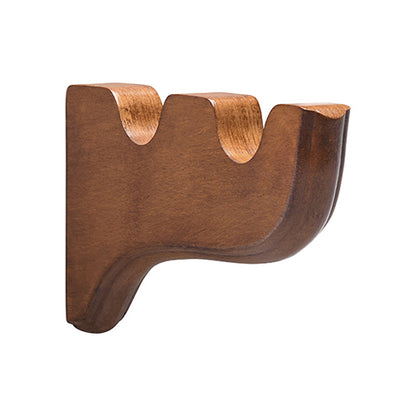 Estate Oak Kirsch 1 3/8" Wood Trends Double Bracket