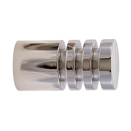 Polished Nickel Kirsch 1 3/8" Designer Metals Elmore Finial