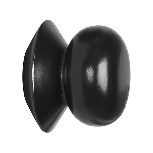 Black Kirsch 1 3/8" Wood Trends Ethan Finial