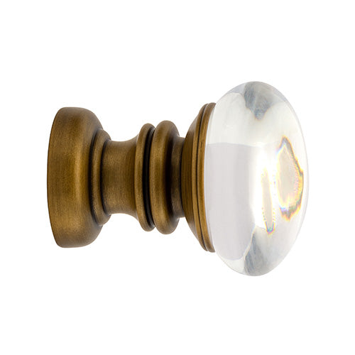 Gilded Bronze Kirsch 1 3/8" Designer Metals Europa Finial
