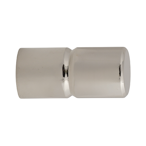 polished nickel Kirsch 1" Designer Metals Gavin Finial
