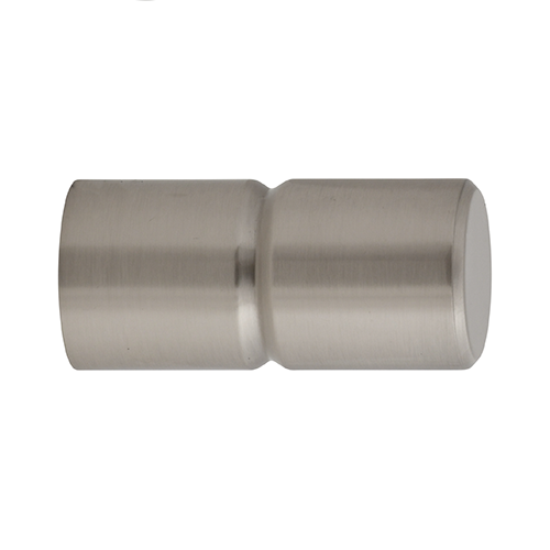 satin nickel Kirsch 1" Designer Metals Gavin Finial