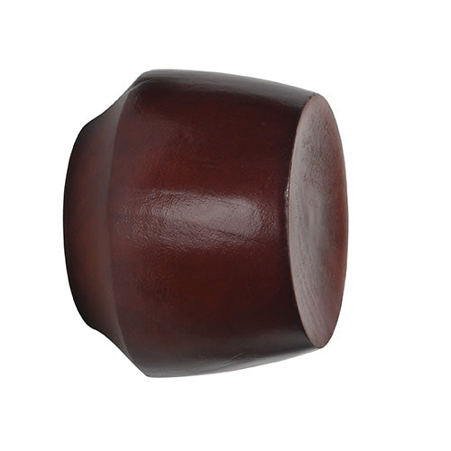 Mahogany Kirsch 1 3/8" Wood Trends Hugo Finial