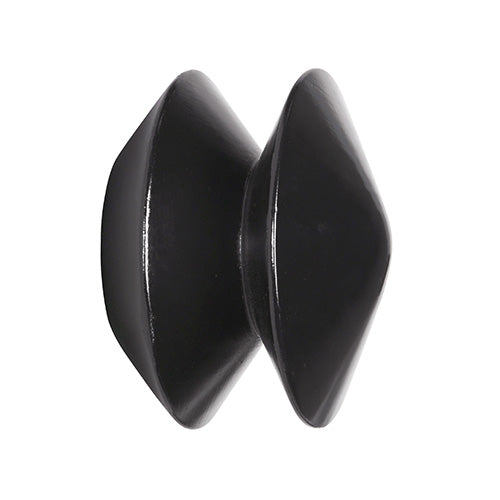 Black Kirsch 1 3/8" Wood Trends Miller Finial