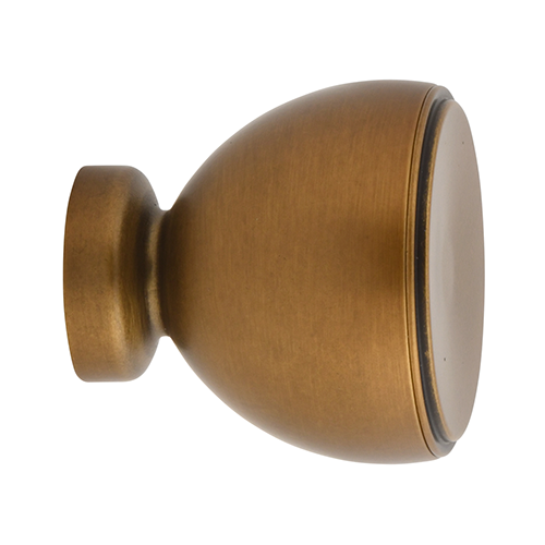 gilded bronze Kirsch 1" Designer Metals Milo Finial