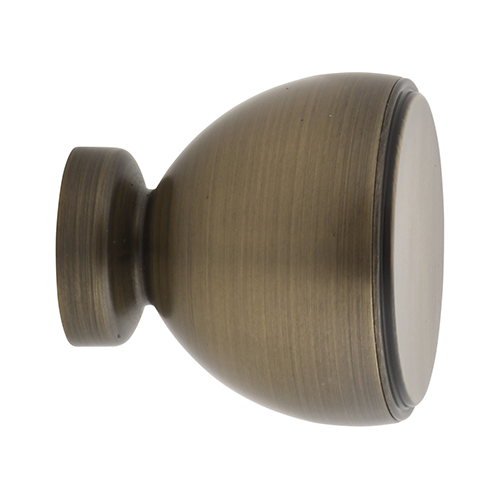elegant brass Kirsch 1" Designer Metals Milo Finial