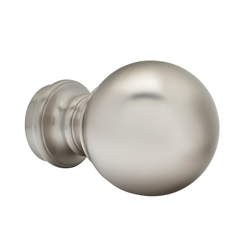 Satin Nickel Kirsch 1 3/8" Designer Metals Pandora Finial