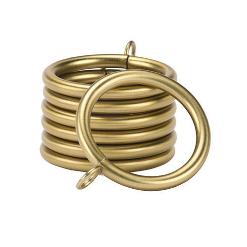 Brushed Bronze Kirsch 1" Designer Metals Rings