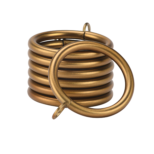 Gilded bronze Kirsch 1" Designer Metals Rings