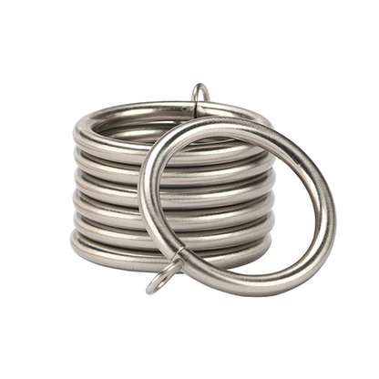 satin nickel Kirsch 1" Designer Metals Rings