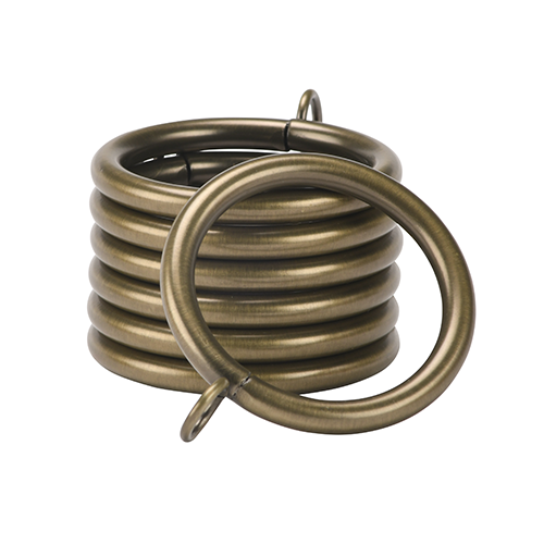 elegant brass Kirsch 1" Designer Metals Rings