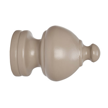 Truffle Kirsch 1 3/8" Wood Trends Sherwood Finial