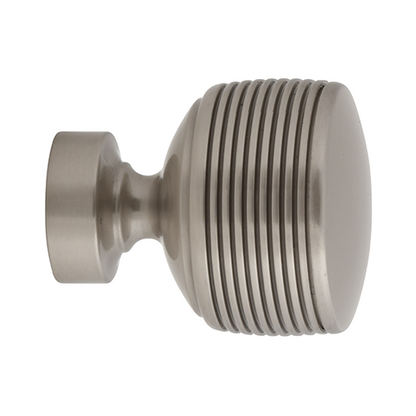 satin nickel Kirsch 1" Designer Metals Soren Finial