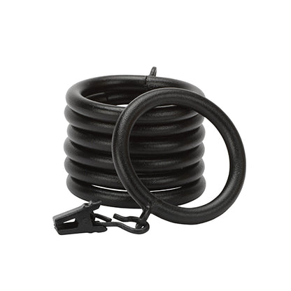 black Kirsch 1" Wrought Iron Rings