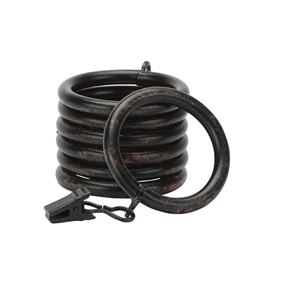 iron oxide Kirsch 1" Wrought Iron Rings