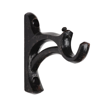 Kirsch 1" Wrought Iron 3 1/2" Return Bracket