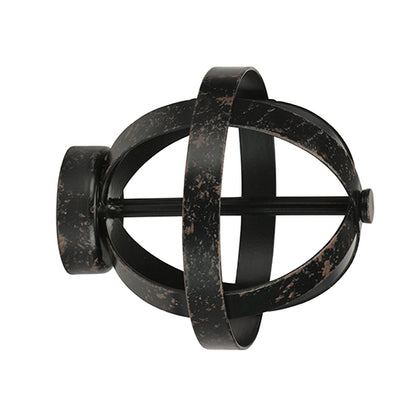 iron oxide Kirsch 1" Wrought Iron Axiom Finial